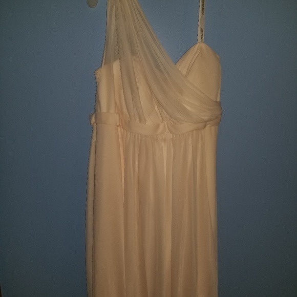 Light Pink Plus Size Bridesmaid Dress - Picture 1 of 2